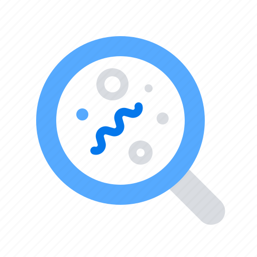 Bacteria, search, virus icon - Download on Iconfinder