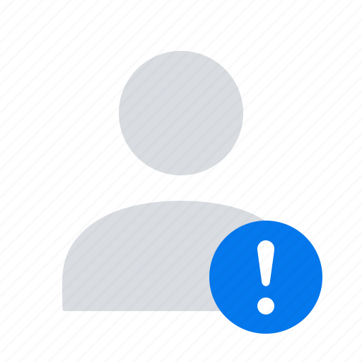 Alert, error, user icon - Download on Iconfinder