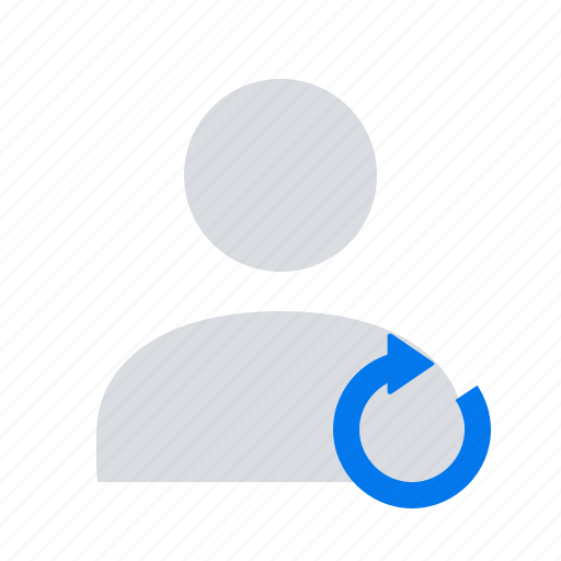 Refresh, sync, user icon - Download on Iconfinder