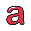 a, letter, lowercase, red