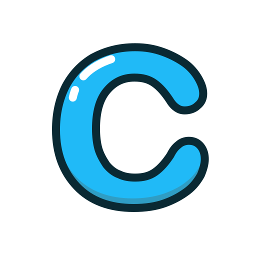 Blue, c, letter, lowercase icon - Free download
