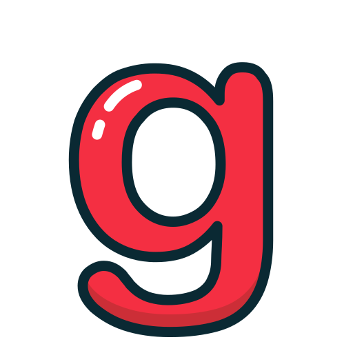 G, letter, lowercase, red icon - Free download on Iconfinder