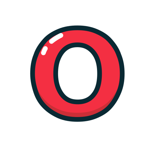 letter o red