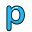blue, letter, lowercase, p 