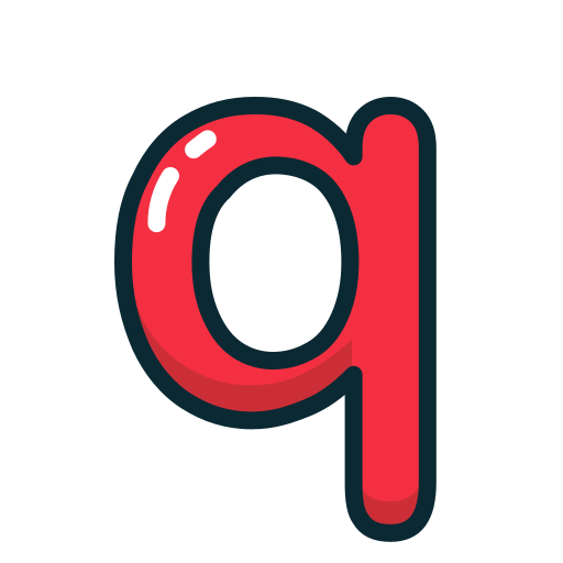 Letter, lowercase, q, red icon - Free download on Iconfinder