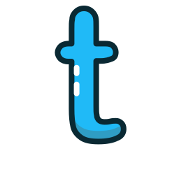 Blue, i, letter, lowercase icon - Free download