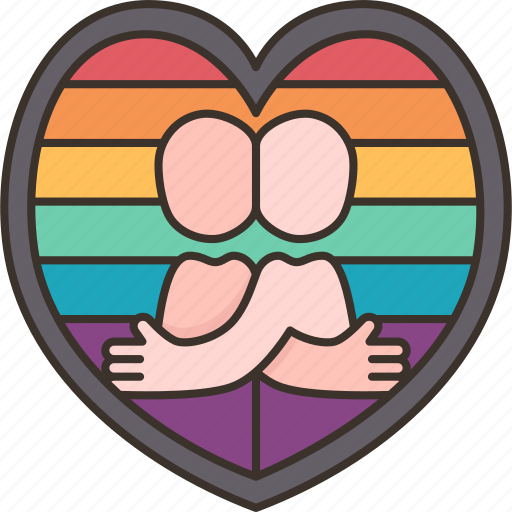Couple, gay, pride, love, care icon - Download on Iconfinder