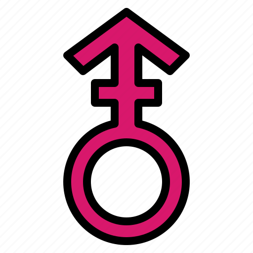 Androgyne, femenine, gender, shapes icon - Download on Iconfinder