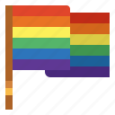 colour, flag, peace, rainbow