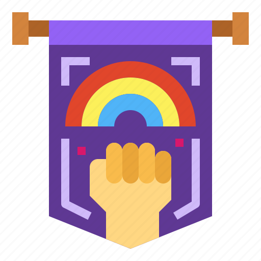 Flag, homosexuality, lgbt, rainbow icon - Download on Iconfinder