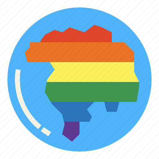 Earth, planet, rainbow, world icon - Download on Iconfinder
