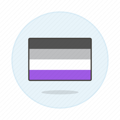 Asextual, asexual, flag, flags, lgbt, pride icon - Download on Iconfinder