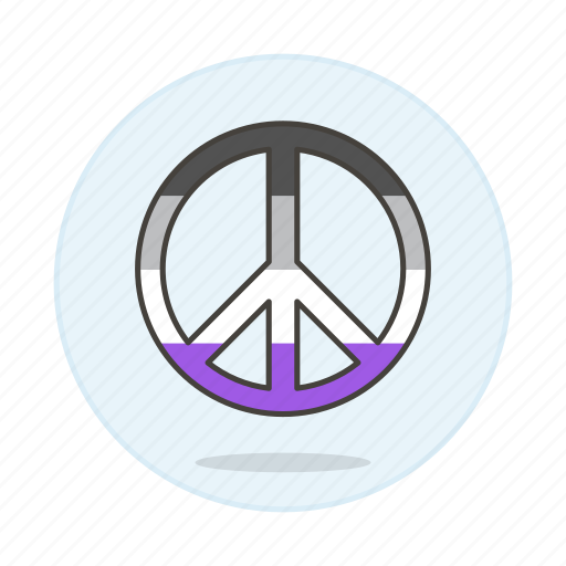 Asextual, asexual, flag, lgbt, peace, pride, symbol icon - Download on Iconfinder