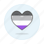 asexual, heart, lgbt, pride 