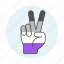lgbt, sign, pride, asexual, peace, hand 
