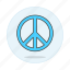 blue, lgbt, light, male, peace, symbol, symbols 