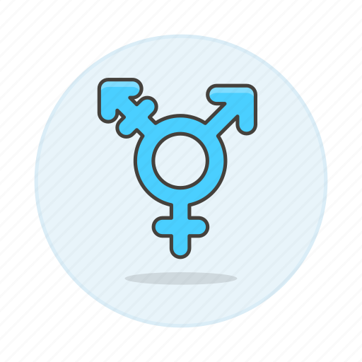 And, blue, color, lgbt, light, male, symbol icon - Download on Iconfinder