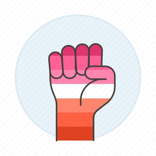 Fist, hand, lesbian, lgbt, pride icon - Download on Iconfinder