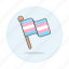 flags, lgbt, pride, stick, transgender, wave 