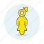 avatar, gay, lgbt, men, neutral, symbol, yellow 