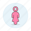 agender, avatar, lgbt, pink, women 