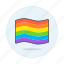 flag, flags, gay, lgbt, pride, wave 