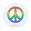 flag, lgbt, peace, pride, rainbow, symbol, symbols 