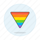 flag, lgbt, pride, rainbow, symbol, symbols, triangle