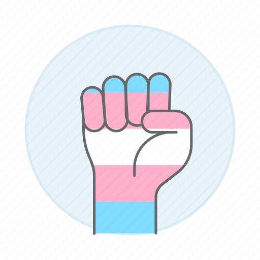 Fist, hand, lgbt, pride, transgender icon - Download on Iconfinder