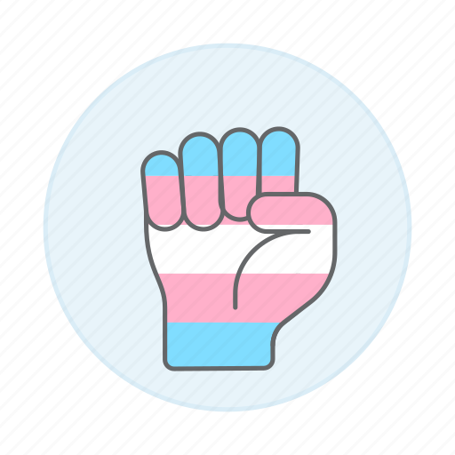 Lgbt, hand, transgender, fist, pride icon - Download on Iconfinder