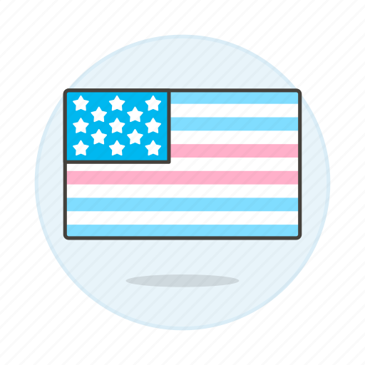 America, flag, flags, lgbt, pride, transgender icon - Download on Iconfinder