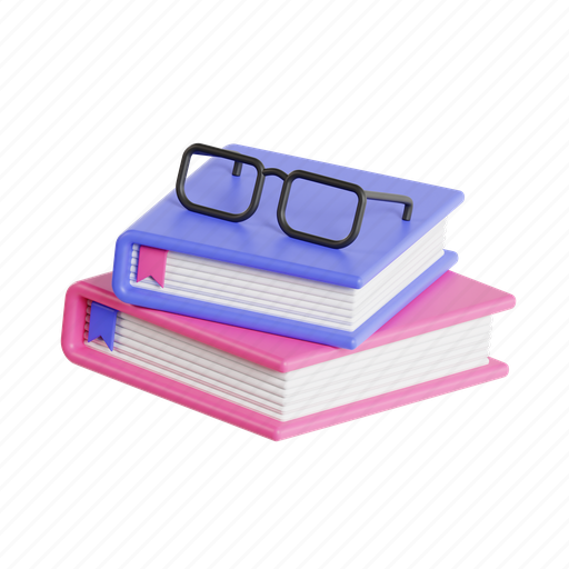 Research, study, education, knowledge, school, book, learning 3D illustration - Download on Iconfinder
