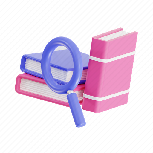 Finding book, book, searching, finding, education, book monitoring, reading 3D illustration - Download on Iconfinder