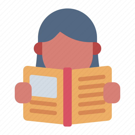 Reading, book, library, education, read, school, literature icon - Download on Iconfinder