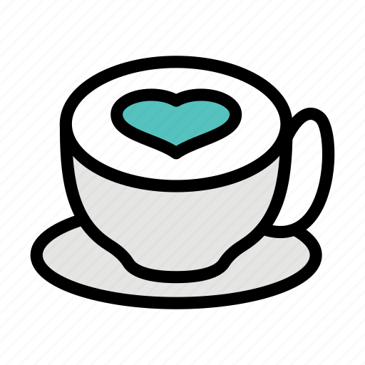 Love, tea, coffee, heart, valentine icon - Download on Iconfinder