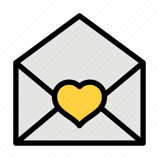 Loveletter, message, inbox, valentine, gift icon - Download on Iconfinder
