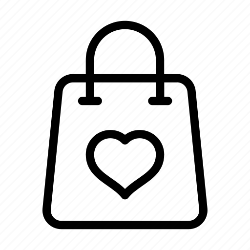 Love, bag, shopping, heart, envelope icon - Download on Iconfinder
