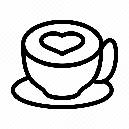 Love, tea, coffee, heart, valentine icon - Download on Iconfinder