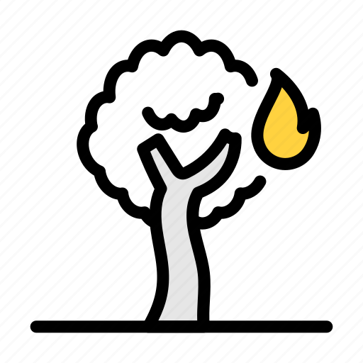 Tree, fire, forest, jungle, nature icon - Download on Iconfinder