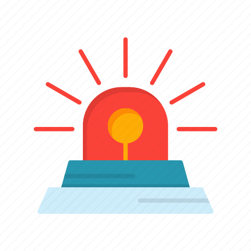 Siren, light, exclamation, lamp, warning, alert, lifeguard icon - Download on Iconfinder