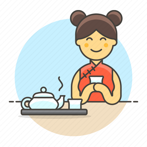 Time, teapot, lifestyle, yunomi, tea, tray, culture icon - Download on Iconfinder