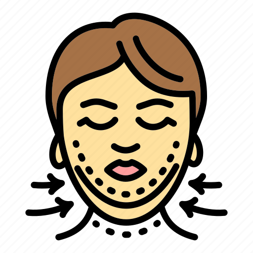Correction, facial, medical, silhouette, spa, woman icon - Download on Iconfinder