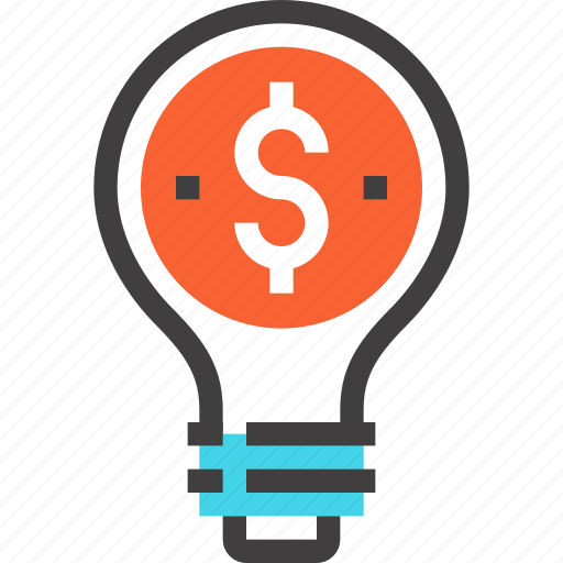 Bulb, business, dollar, finance, idea, light, money icon - Download on Iconfinder
