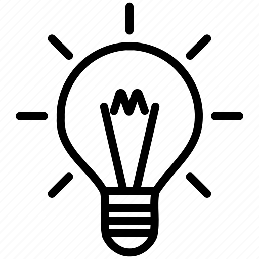 Light, on, bright, bulb, idea, lamp, lightbulb icon - Download on Iconfinder