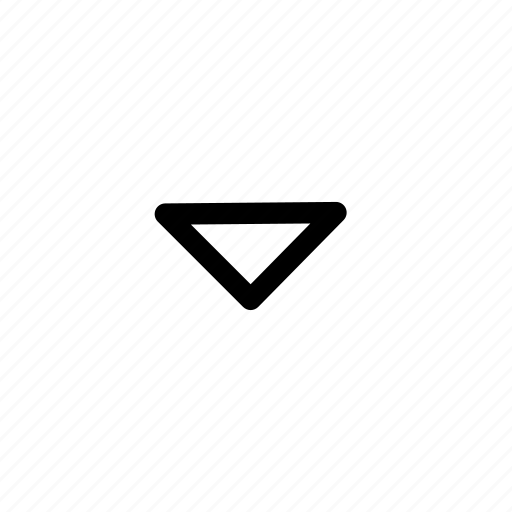 Triangular, down, download, direction, arrow icon - Download on Iconfinder