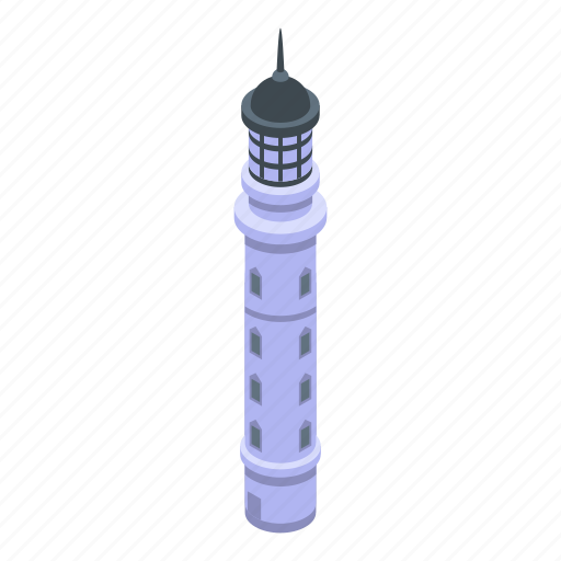 Beach, cartoon, high, isometric, lighthouse, logo, water icon - Download on Iconfinder