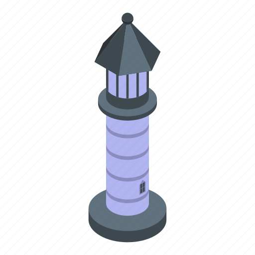 Beach, cartoon, isometric, lighthouse, logo, sea, water icon - Download on Iconfinder