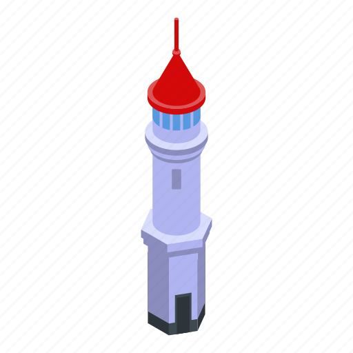 Beach, cartoon, harbor, isometric, lighthouse, logo, water icon - Download on Iconfinder
