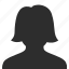 person, head, woman, silhouette, face, profile, user, female 