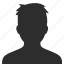 person, head, man, silhouette, face, profile, male, user 